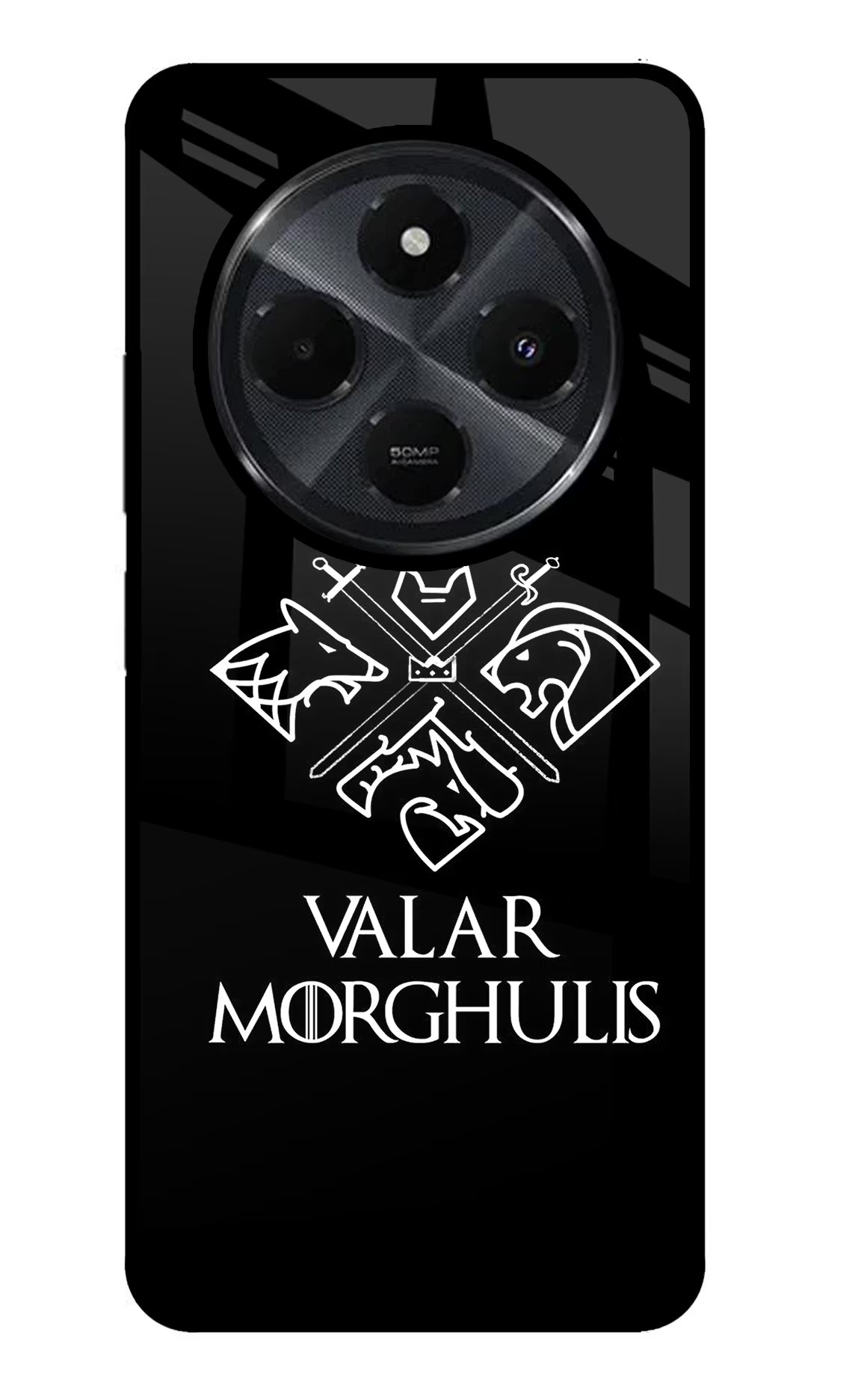 Valar Morghulis | Game Of Thrones Redmi 14C 5G Glass Case Back Cover by Casekaro