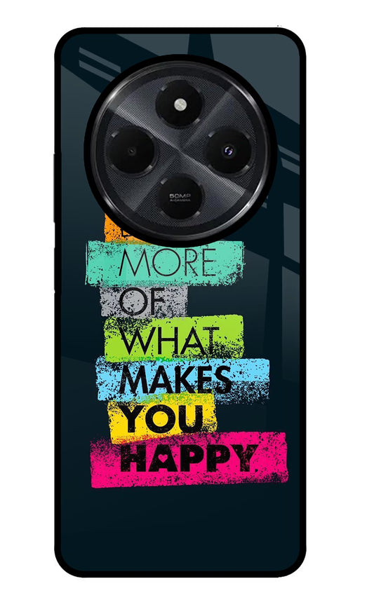 Do More Of What Makes You Happy Redmi 14C 5G Glass Case