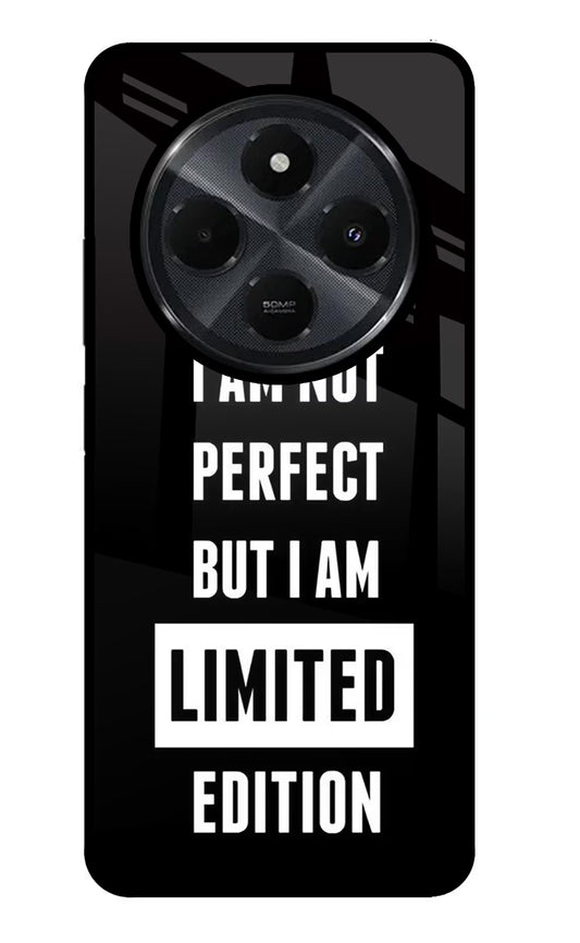 I Am Not Perfect But I Am Limited Edition Redmi 14C 5G Glass Case