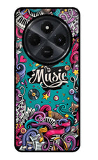 Music Graffiti Redmi 14C 5G Glass Case