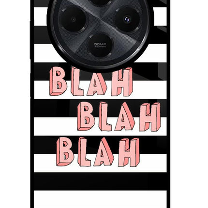 Blah Blah Blah Redmi 14C 5G Glass Case