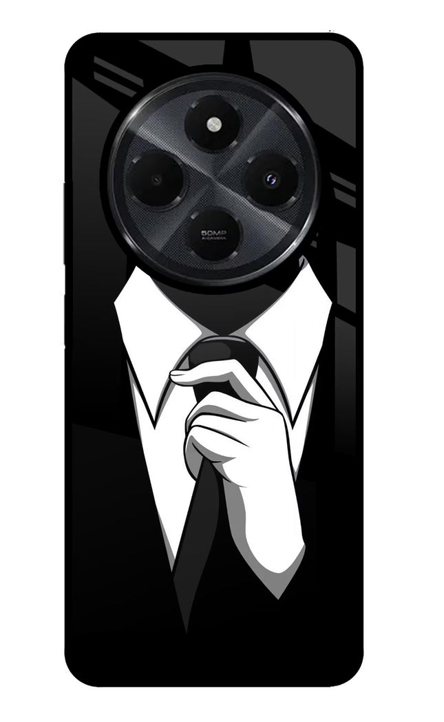 Black Tie Redmi 14C 5G Glass Case
