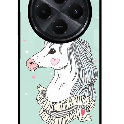 Unicorn Wallpaper Redmi 14C 5G Glass Case