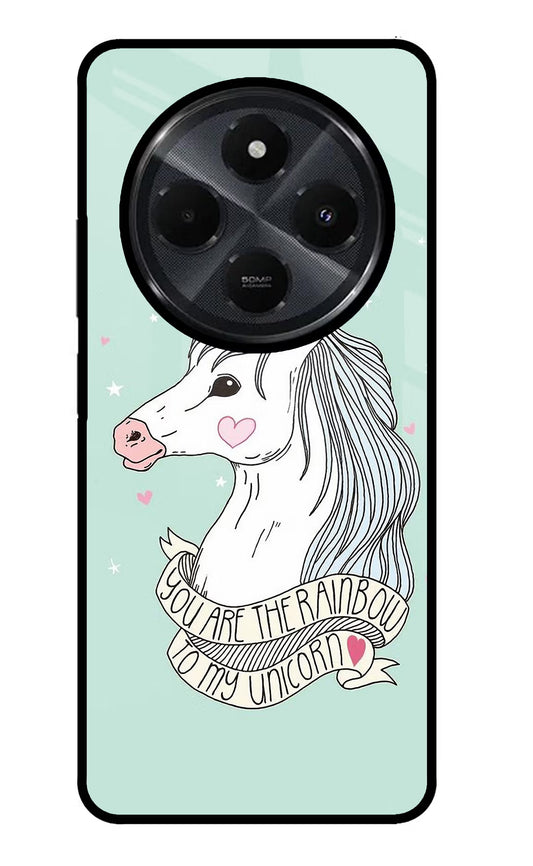Unicorn Wallpaper Redmi 14C 5G Glass Case
