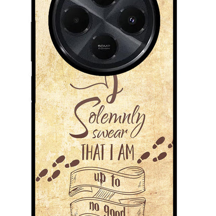 I Solemnly swear that i up to no good Redmi 14C 5G Glass Case