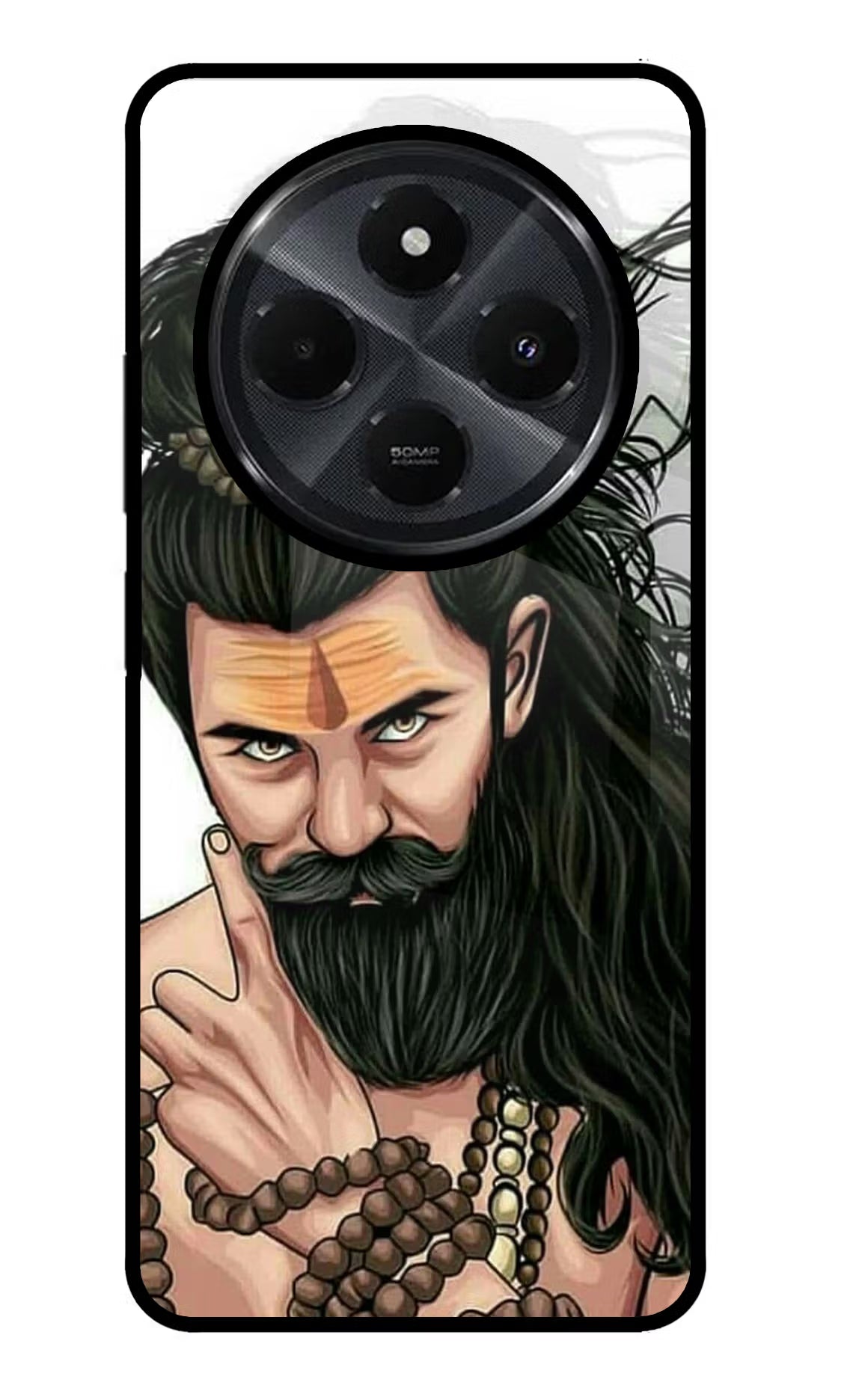 Mahadev Redmi 14C 5G Glass Case Back Cover by Casekaro