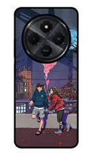 Chilling Couple Redmi 14C 5G Glass Case