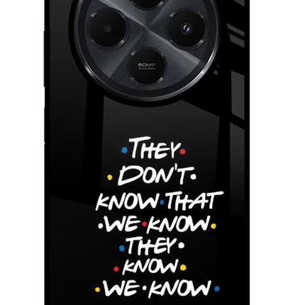 FRIENDS Dialogue Redmi 14C 5G Glass Case