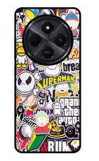 Sticker Bomb Redmi 14C 5G Glass Case