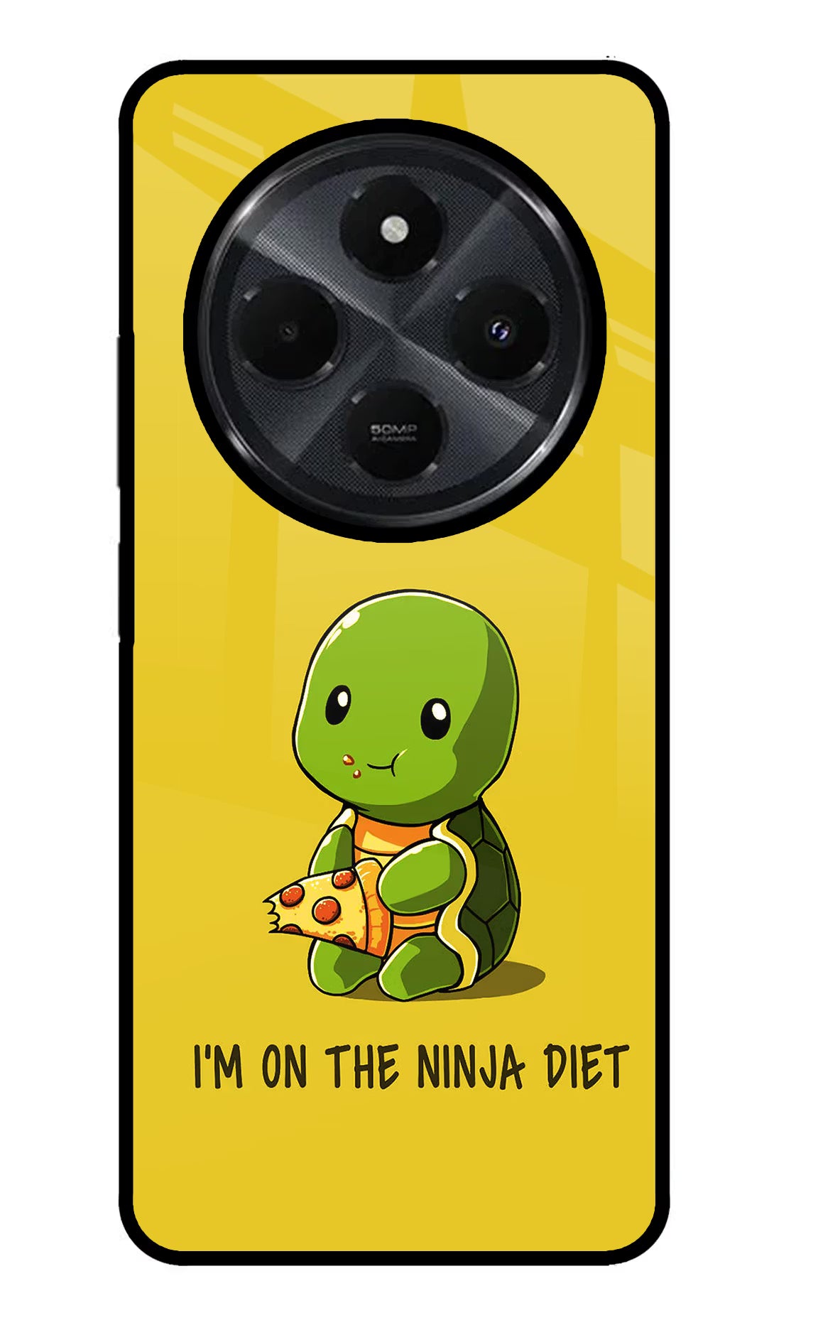 I'm on Ninja Diet Redmi 14C 5G Glass Case Back Cover by Casekaro
