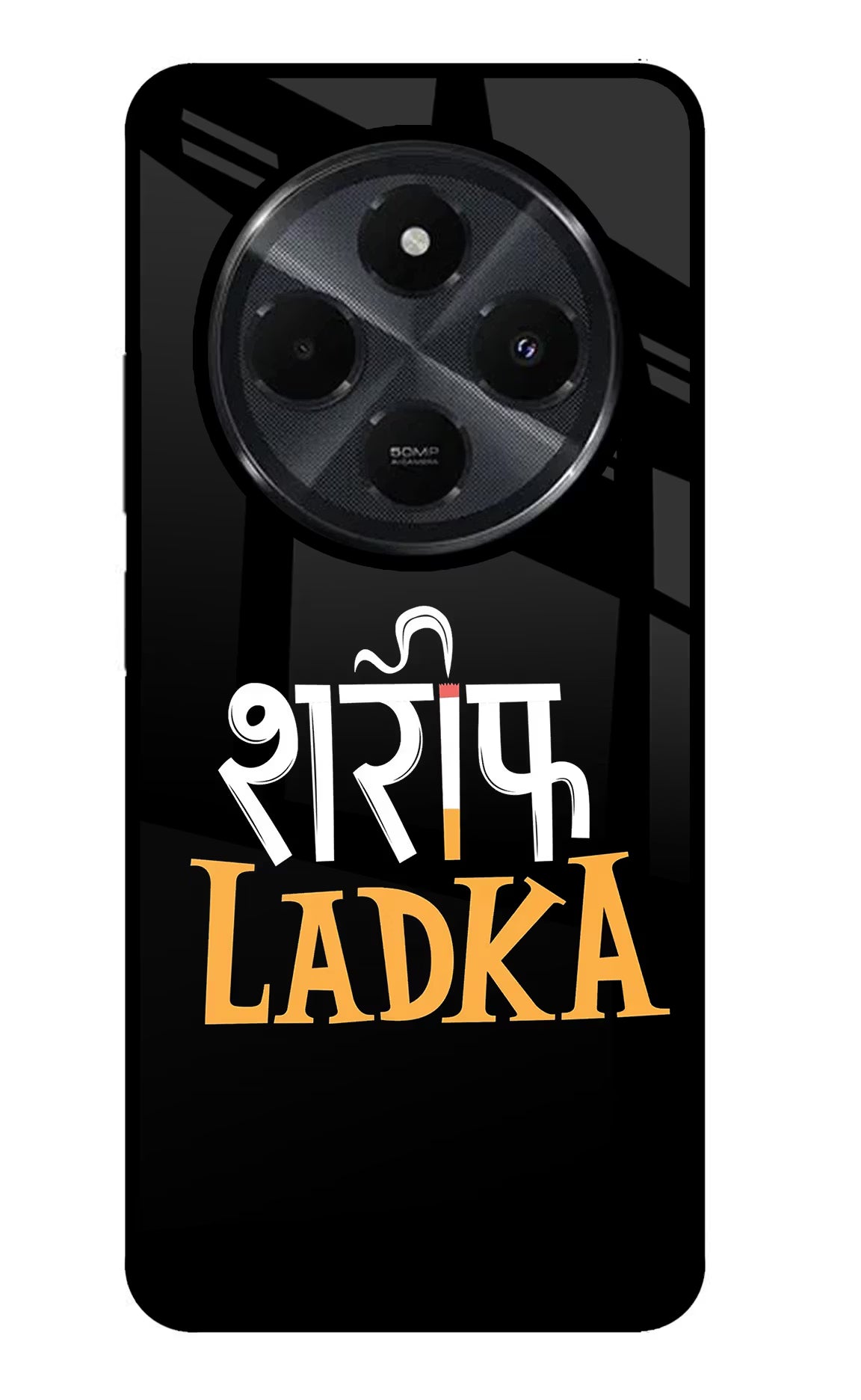 Shareef Ladka Redmi 14C 5G Glass Case Back Cover by Casekaro