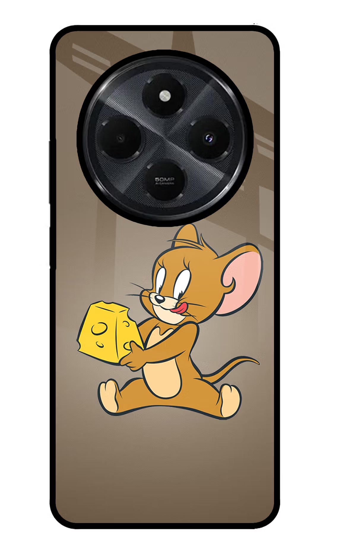 Jerry Redmi 14C 5G Glass Case Back Cover by Casekaro