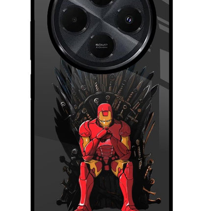 Ironman Throne Redmi 14C 5G Glass Case