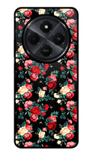 Rose Pattern Redmi 14C 5G Glass Case