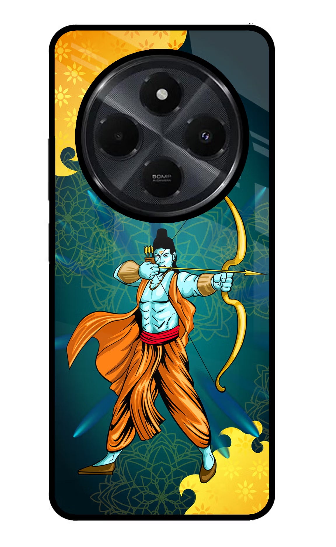 Lord Ram - 6 Redmi 14C 5G Glass Case Back Cover by Casekaro