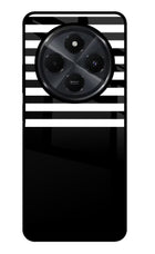 Black and White Print Redmi 14C 5G Glass Case