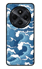 Blue Waves Redmi 14C 5G Glass Case