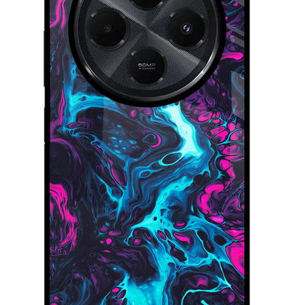 Abstract Redmi 14C 5G Glass Case