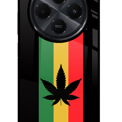 Weed Flag Redmi 14C 5G Glass Case