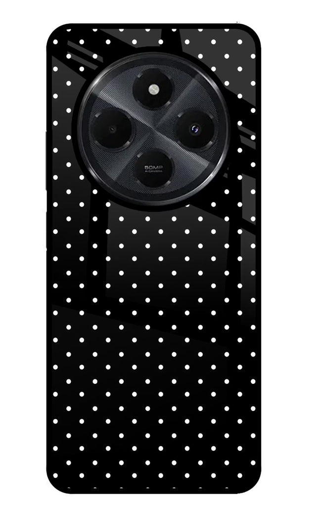 White Dots Redmi 14C 5G Glass Case