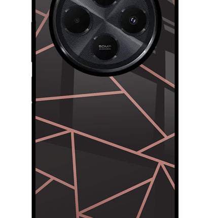 Geometric Pattern Redmi 14C 5G Glass Case