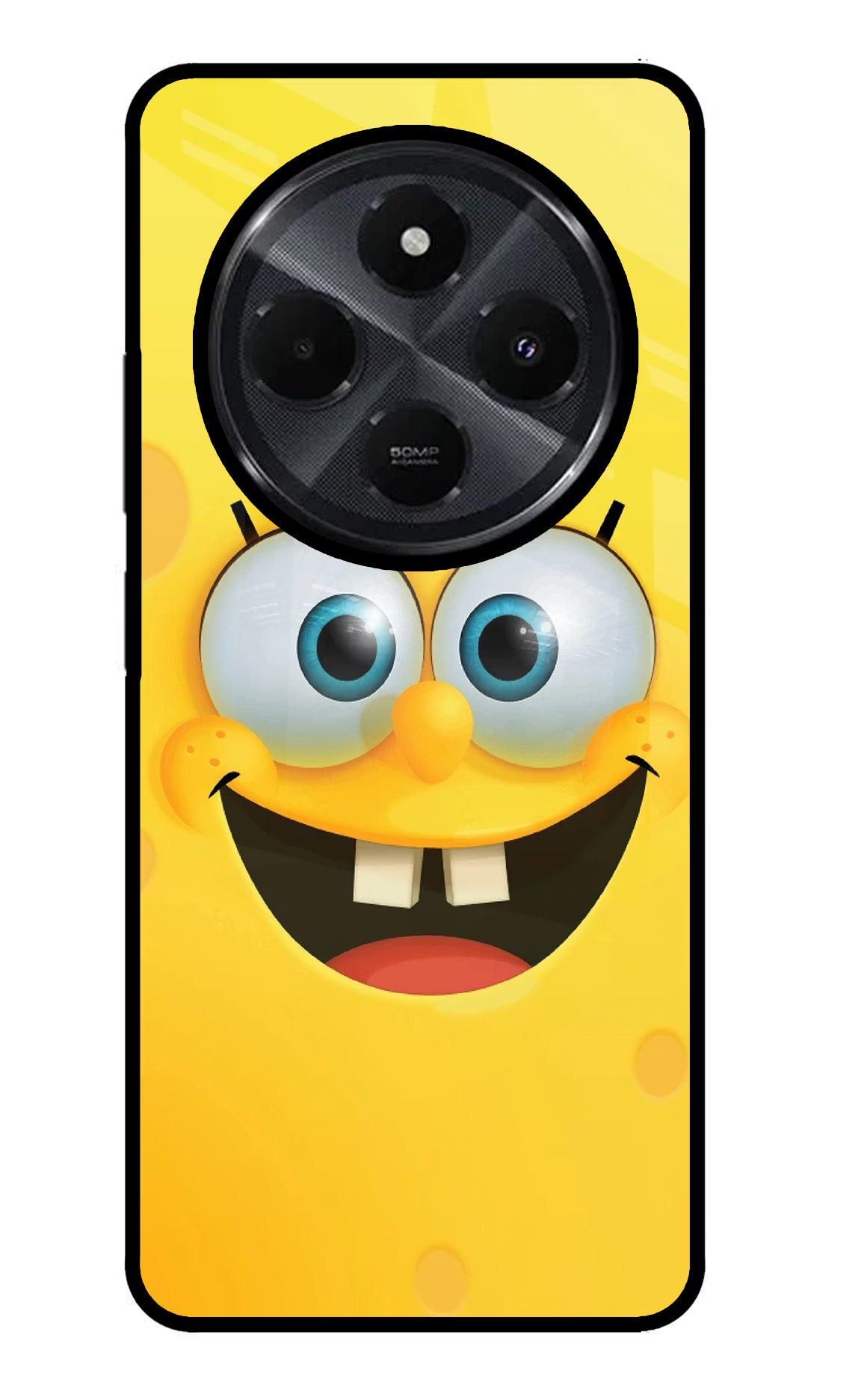 Sponge 1 Redmi 14C 5G Glass Case Back Cover by Casekaro