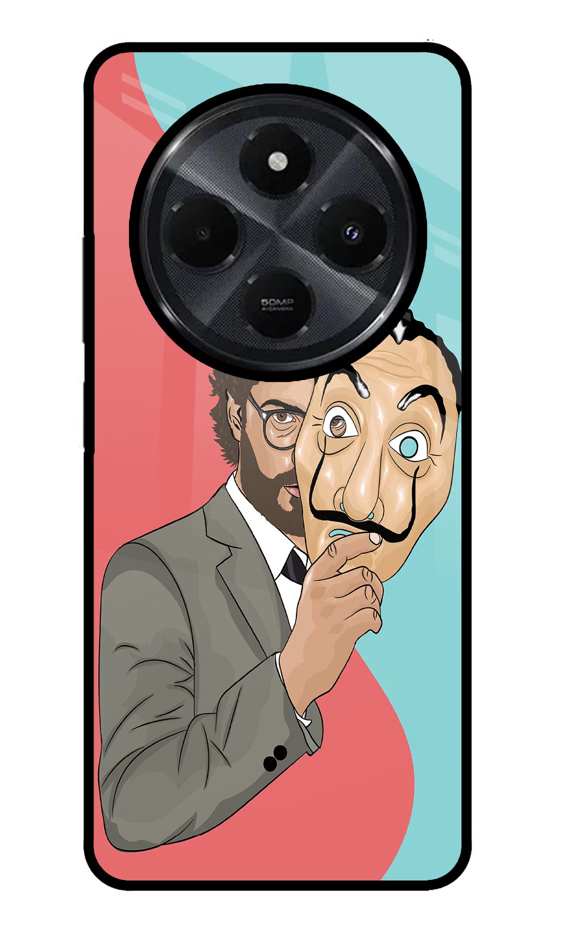 Professor Redmi 14C 5G Glass Case Back Cover by Casekaro