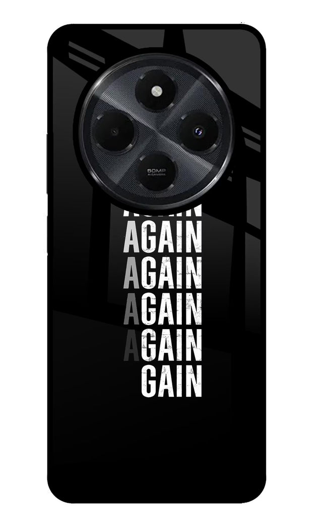 Again Again Gain Redmi 14C 5G Glass Case