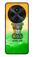 Satyamev Jayate Flag Redmi 14C 5G Glass Case