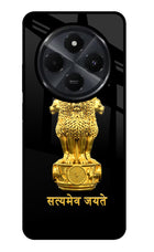 Satyamev Jayate Golden Redmi 14C 5G Glass Case