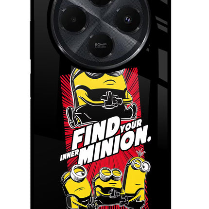 Find your inner Minion Redmi 14C 5G Glass Case