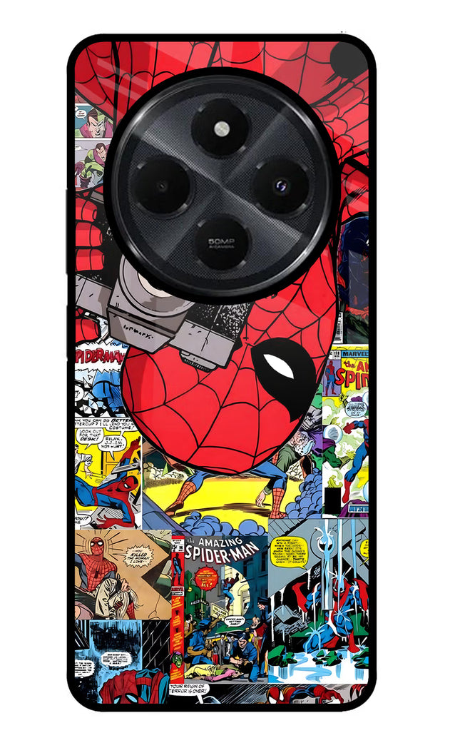 Spider Man Redmi 14C 5G Glass Case