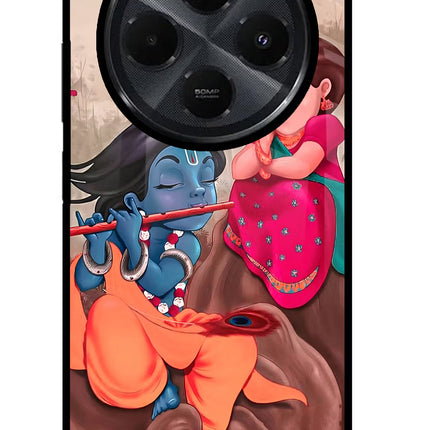 Radhe Krishna Redmi 14C 5G Glass Case