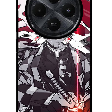 Demon Slayer Redmi 14C 5G Glass Case
