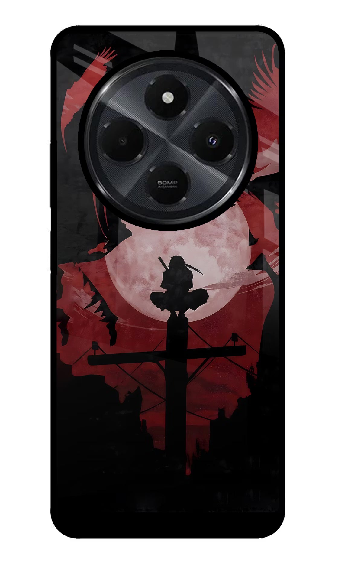 Naruto Anime Redmi 14C 5G Glass Case Back Cover by Casekaro