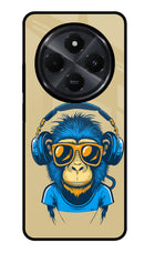 Monkey Headphone Redmi 14C 5G Glass Case