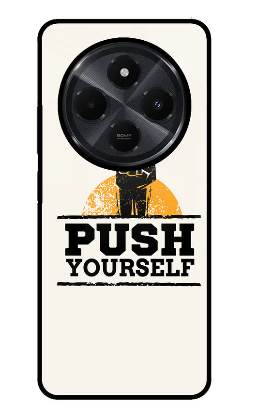 Push Yourself Redmi 14C 5G Glass Case