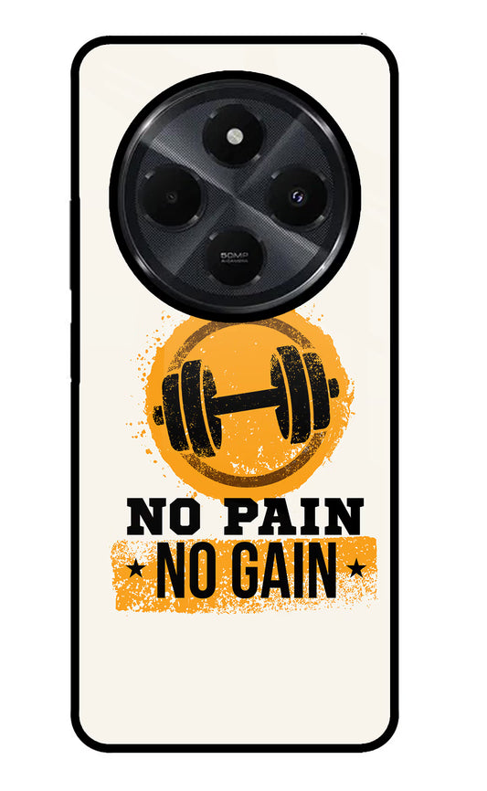No Pain No Gain Redmi 14C 5G Glass Case