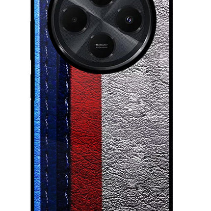 BMW Stripes Redmi 14C 5G Glass Case