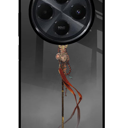 Shiv Trishul Redmi 14C 5G Glass Case
