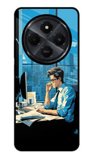 Focused Hustler (AI Generated) Redmi 14C 5G Glass Case