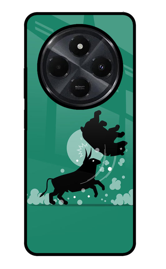 Bull Conqueror Redmi 14C 5G Glass Case