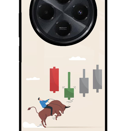 Bull Trading Momentum Redmi 14C 5G Glass Case