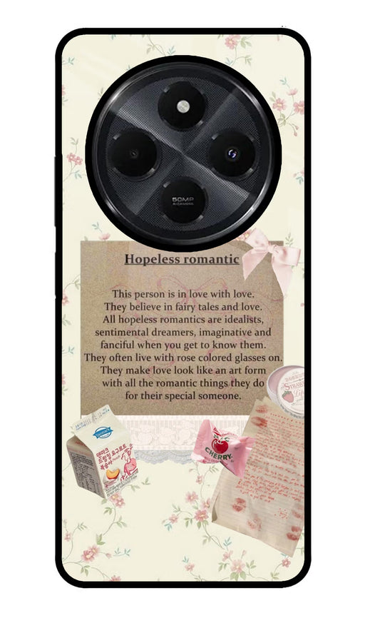 Hopeless Romantic Redmi 14C 5G Glass Case
