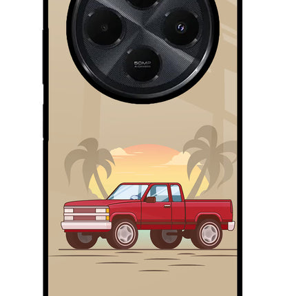 Desert Classic Drive Redmi 14C 5G Glass Case