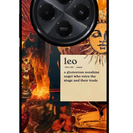 Leo Zodiac Redmi 14C 5G Glass Case
