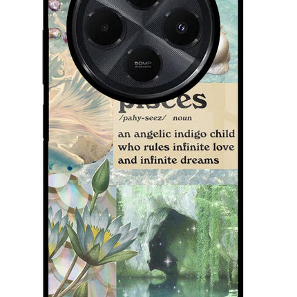 Pisces Zodiac Redmi 14C 5G Glass Case
