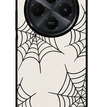 Spider Web Redmi 14C 5G Glass Case
