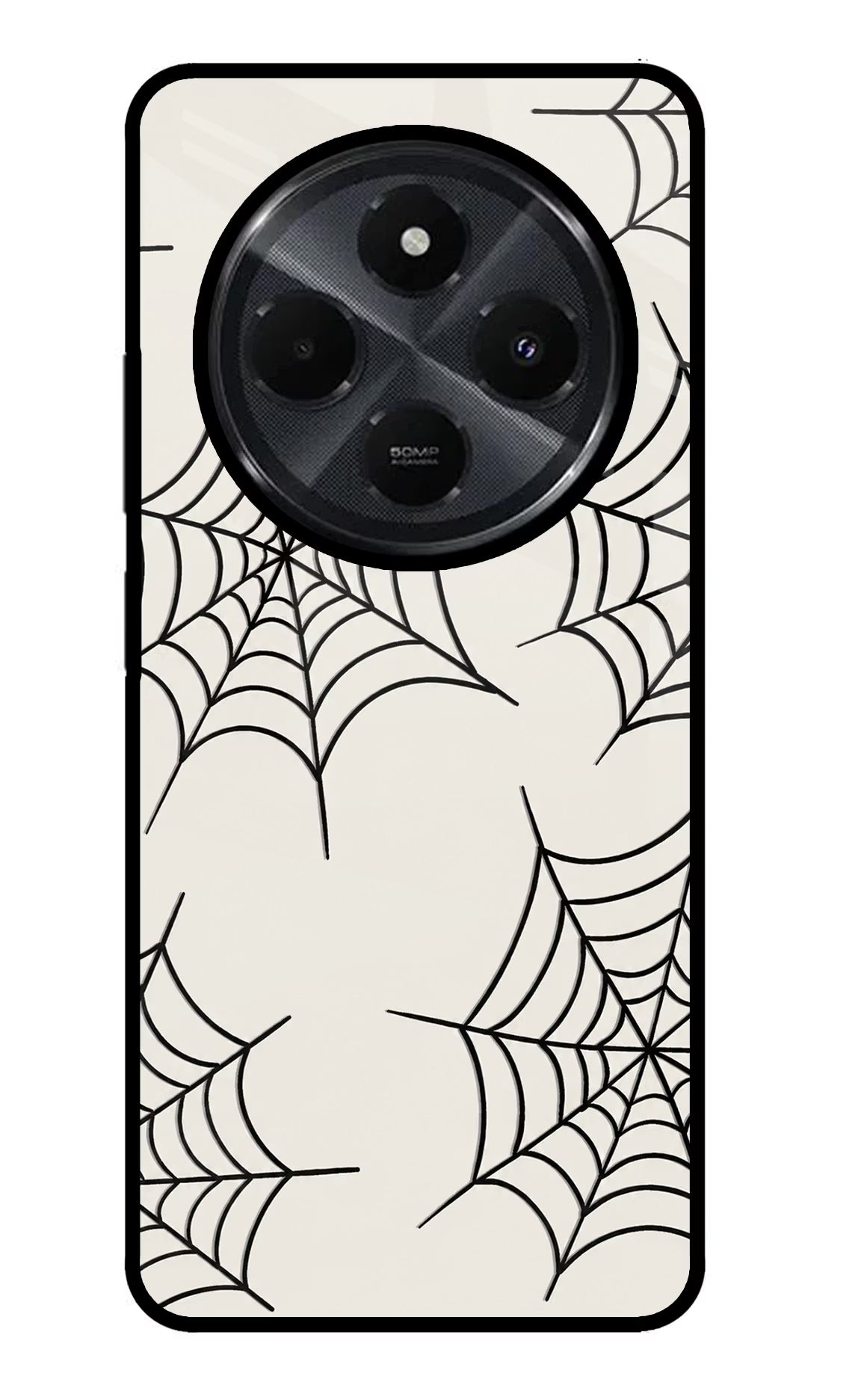 Spider Web Redmi 14C 5G Glass Case