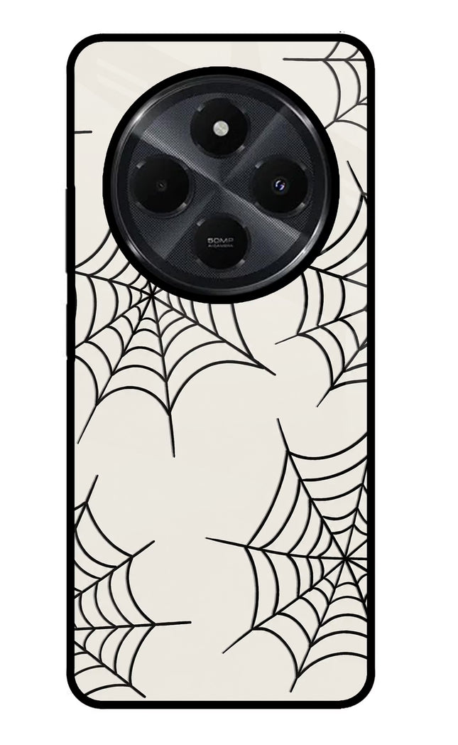 Spider Web Redmi 14C 5G Glass Case